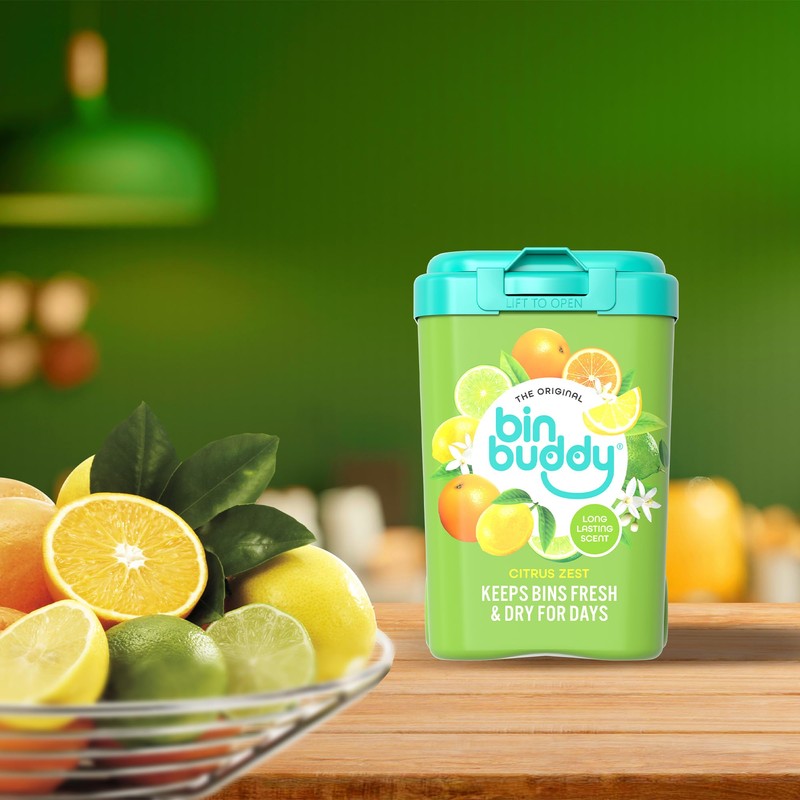 Bin Buddy Fresh Citrus + Citronella, 450g