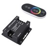 RGB LED Touch Remote Controller RF Wireless 6 Keys Circular