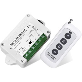 DCHOUSE 12V DC Linear Actuator Motor Controller Positive Inversion Linear Actuator Remote Control Kit Forward Reverse Remote Control System