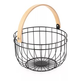 Lacor Frutero Redondo De Varillas Asa Madera 25 Cm Marca Lacor