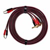 CDPMWVC 13 AWG Speaker Cable 6ft 2-Pack, OFC Banana Plug