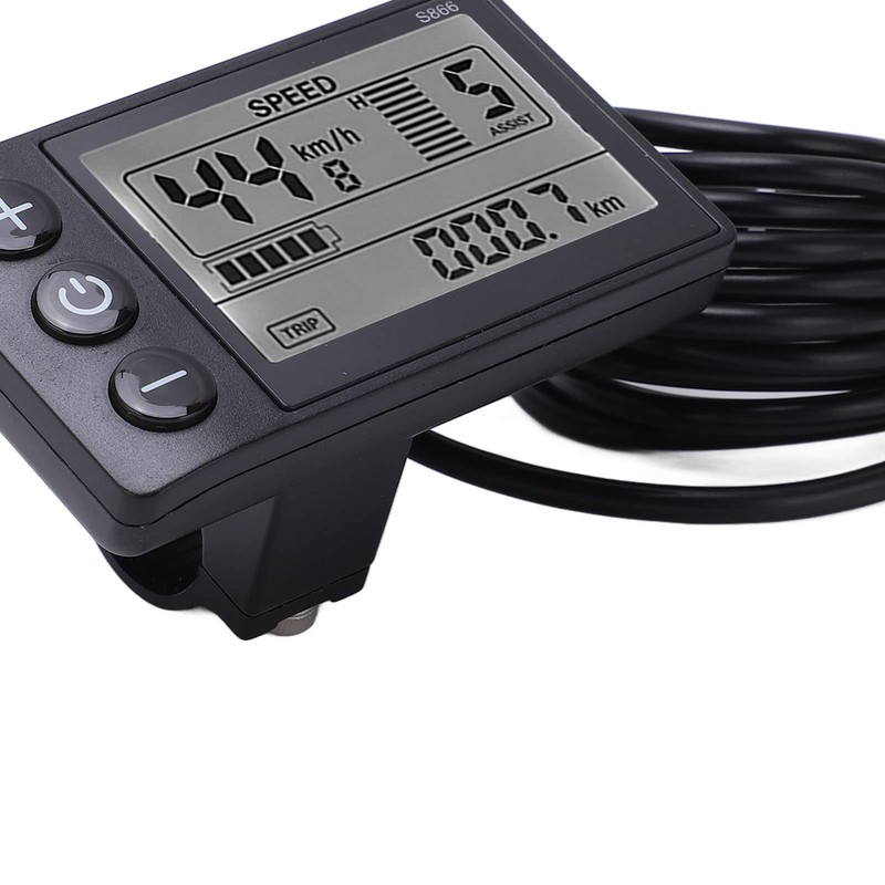 Uadme S866 Electric Bike LCD Display 24V 36V 48V E-Bike