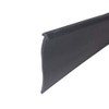 Black 1-1/8" Half-Round Type Shower Door Bottom Seal and Sweep