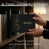 In Loving Memory Funeral Guest Book with Table Sign, Pen