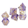 7pcs Resin Role Playing Game Dice Men Women Portable Exquisite