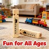 MYUBWTF Solid Wood Train Whistle 4 Tones, Noisemaker Toys and