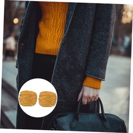 Gadpiparty 2Pcs Strand Milk Cotton Yarn Colored Wool for DIY Knitting and Handicrafts for Sweaters Hats and Neckwear Durable Non Fading Woven Material