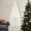 ORIGACH DIY Macrame Christmas Tree Wall Hanging kit Handmade Woven