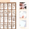 TELAIN Plant Stencils Set, 24 Pieces Reusable Painting Stencils For