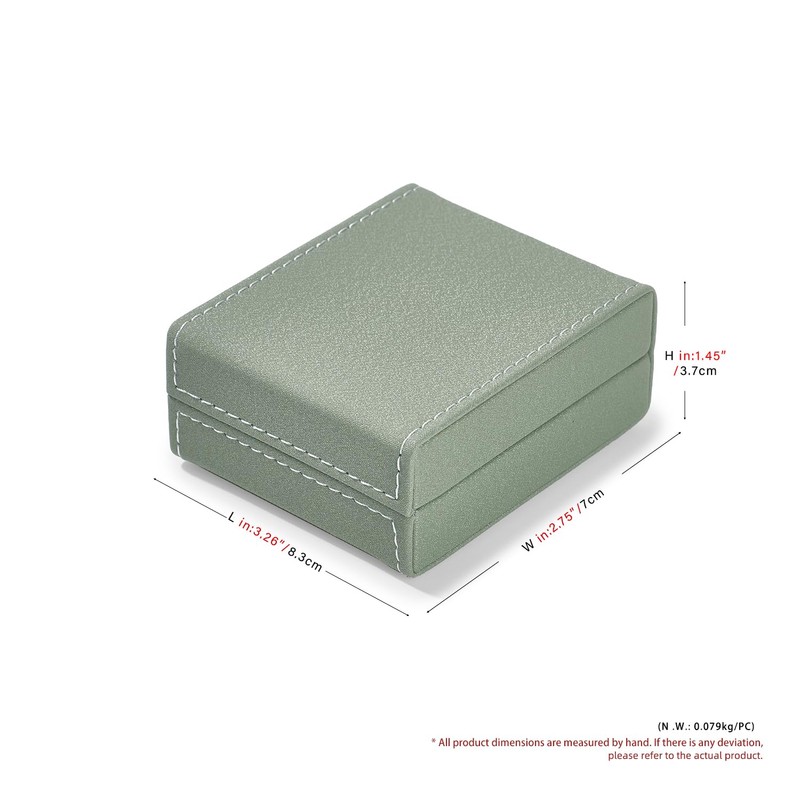 Papten Leather Necklace Gift Box Jewelry Gift Pendant Box Elegant