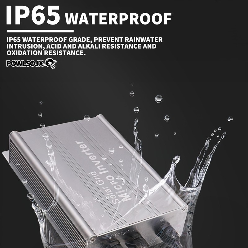POWLSOJX Solar Grid Tie Micro Inverter MPPT Smart Micro PV