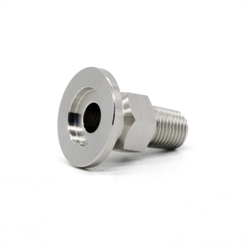 QMINOX SS304 KF16 NPT Male Adaptor thread 1/4" NW16 KF
