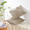 Topfinel 22x22 inches Euro Pillow Shams Set of 2 Soft