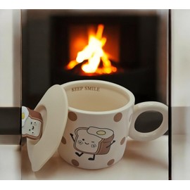 Taza de Cerámica Premium 400ml – Asa Ergonómica, Apta para Microondas, Diseño Elegante y Resistente al Calor, Ideal para Café, Té y Regalos Especiales PAN