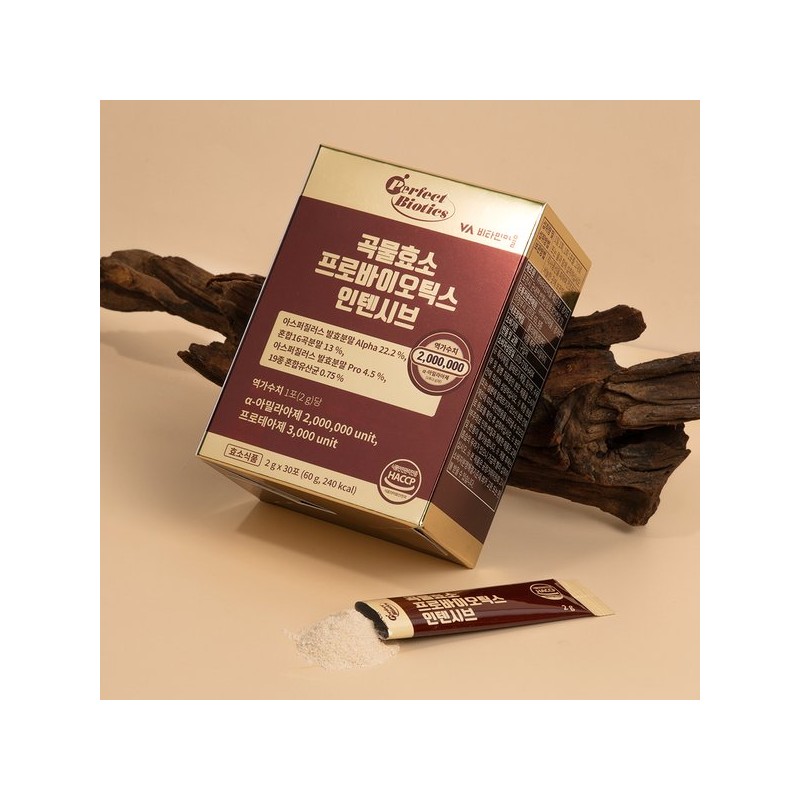 Vitamin Village 퍼펙트바이오틱스 곡물효소 프로바이오틱스 인텐시브 2박스 총60포 Perfect Biotics