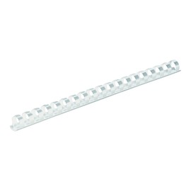 Fellowes 52371, Plastic Combs - Round Back, 3/8", 100 pack, White