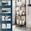 Consumest Corner Shower Caddy Stand - 4 Tier Shower Organizer
