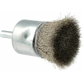 Weiler 11016 1" Diam Stainless Steel Crimped End Brush