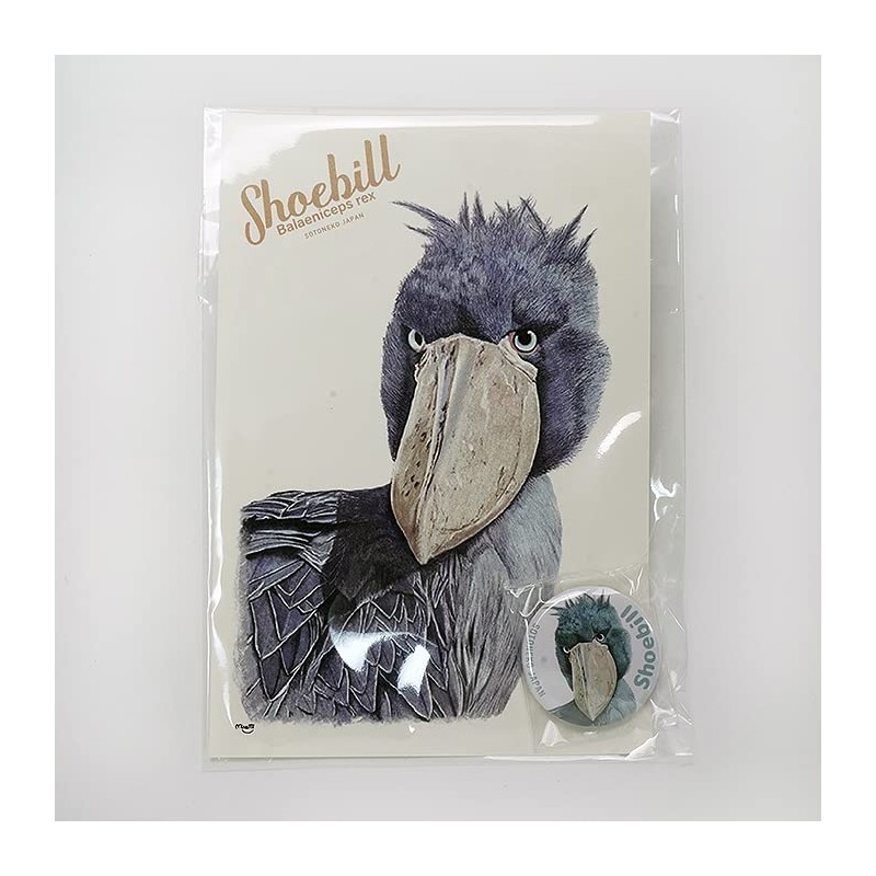 Shovel Can Badge, Shovel Goods, Postcard Included, White, Made in