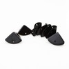 Create idea 12 x Black Corner Braces Decorative Protectors for
