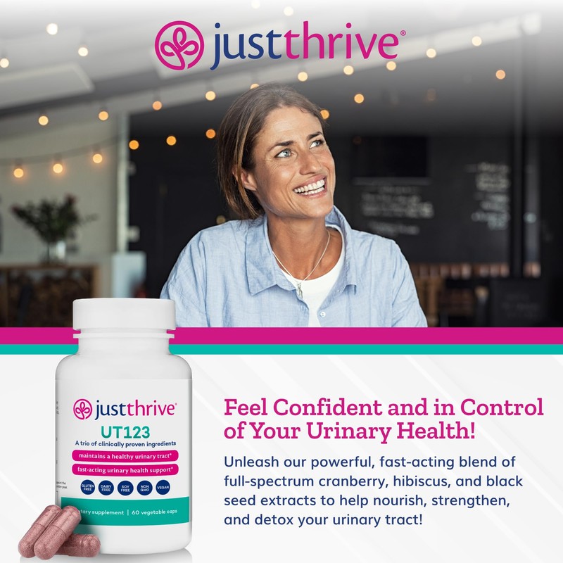 Just Thrive UT123 - Supports Urinary Tract Health for Women
