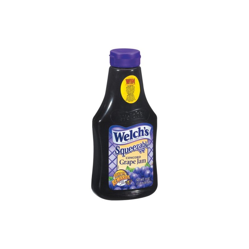 Welch's Squeeze Bottle Concord Grape Jam (418263) 22 oz