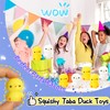 8Pcs Taba Squishy Duck Toys, Mini Kawaii Squishies, Cute Stress