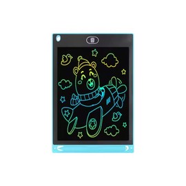Drawing Tablet for Kids 8.5 inch, Colourful LCD Writing Tablet, Erasable Drawing Pad Lock Function, Doodle, Lists, Eco-Friendly, Toy Gift Birthday for 2 3 4 5 6 7 8 9 Year Boy or Girl (Blue)