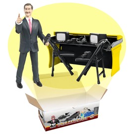 Figura de lucha última intervensión de lujo con figura de anunciador para cifras de acción de lucha última intervensión