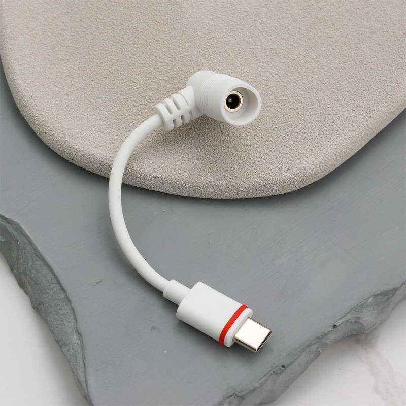 ECSiNG 2-Piece USB-C to Solar Panel Adapter Compatible with Ring