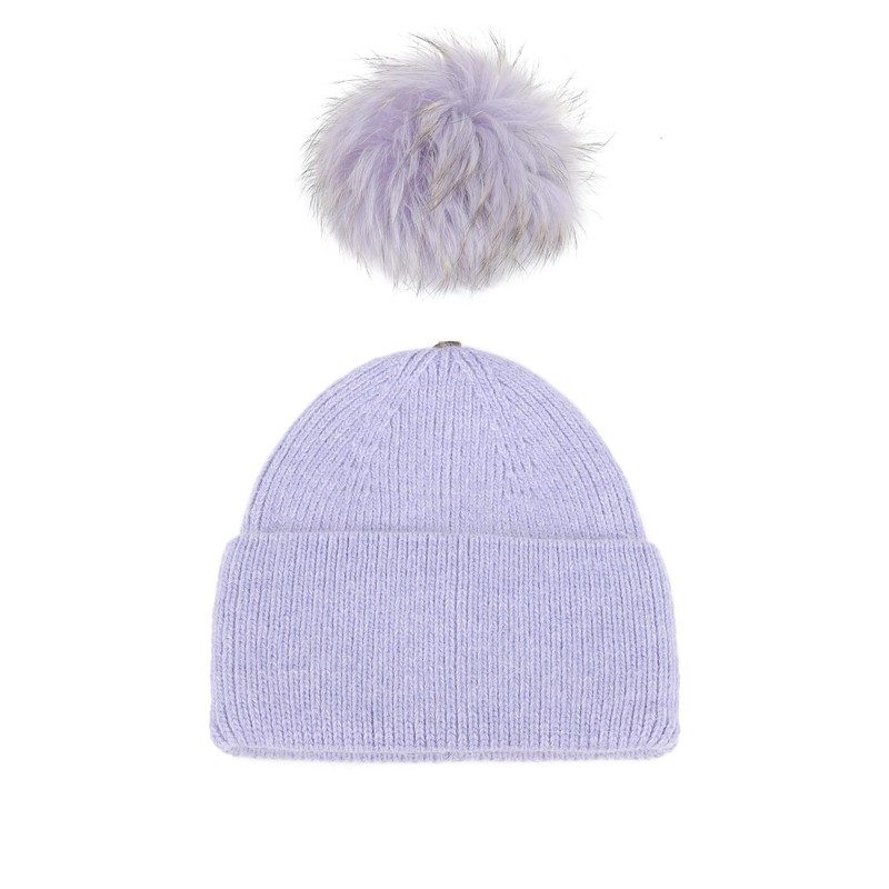 QUEEN HELENA Winter Hats Fur Hat with Soft Fur Cloche
