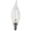 Feit Electric BPCFC40950CAWFIL/4 Daylight Flame Tip Exposed White Filament LED