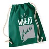 Hippowarehouse Wheat Free Drawstring Cotton School Gym Bag 37cm x