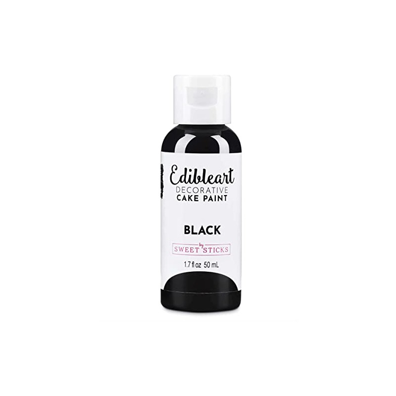 Sweet Sticks Matt Edible Art Paint 50ml Black