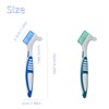 2Pcs Turtle Cleaning Brush Mini Double-Sided Cleaning Brush Tortoise Accessories