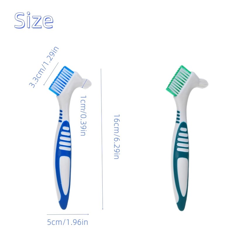2Pcs Turtle Cleaning Brush Mini Double-Sided Cleaning Brush Tortoise Accessories