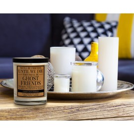 Funny Candles - Ghost Friends Scare The Crap Out of People - Best Friends Funny Candles Gifts for Women, Best Friends Birthday Gifts, Friendship Candle Gifts for Her, Scented Soy Candle, Sassy