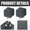 Vkinman 2Pcs 4RD93168001 Waterproof Relay 12V 40A, Replacement for Hella