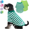 2 Pack Dog Shirt Stripe Dog Clothes for Small Dogs