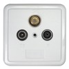 Axing SSD 2-00 wall socket outlet for Satellite and terrestrial