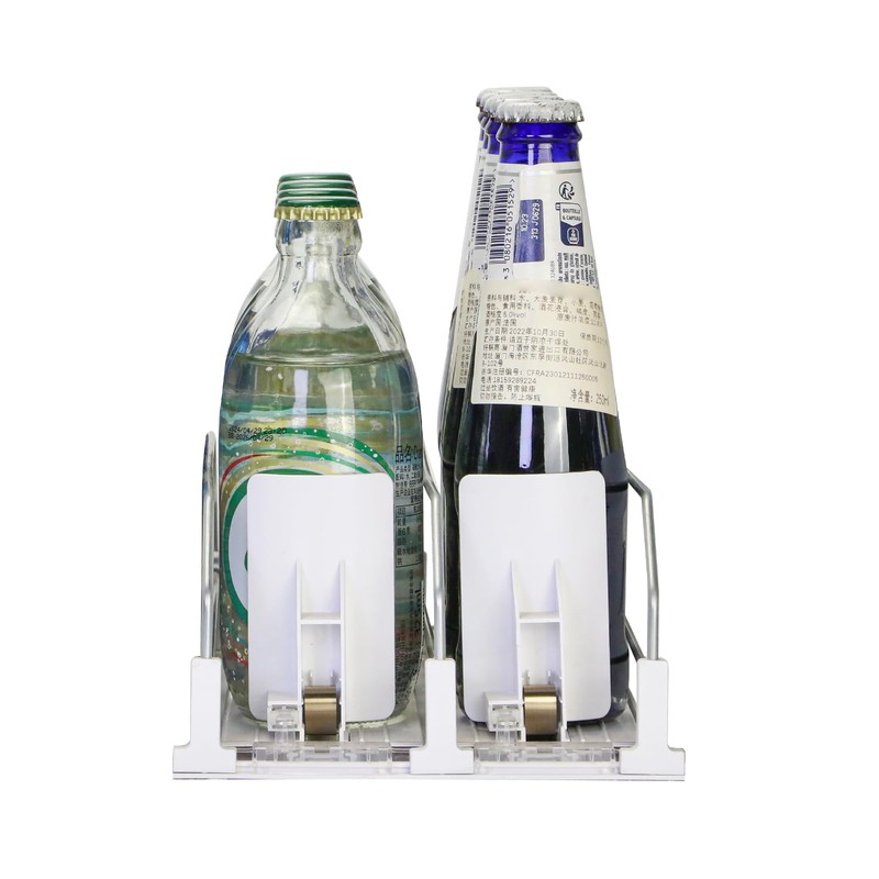 Upgraded Drink Organizer for Fridge，Soda Can Dispenser for Refrigerator，Automatic Self-Pushing