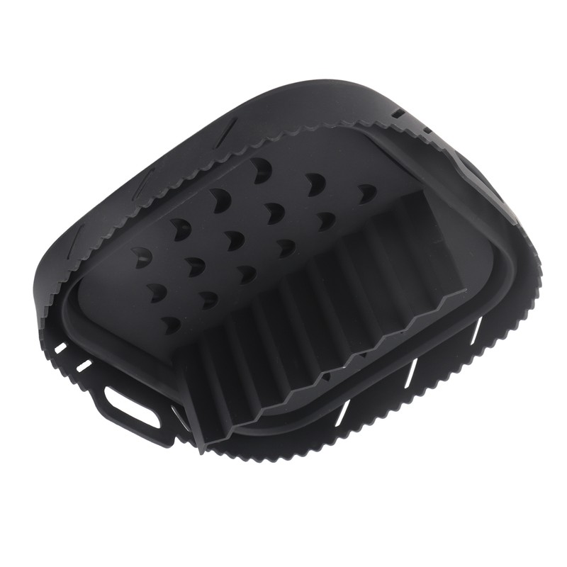 Square Air Fryer Silicone Baking Pan with Silicone Mat Air