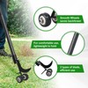 ETICSIPA Crack Weeder Tool with Wheels 5.5FT Metal Crevice Weeding