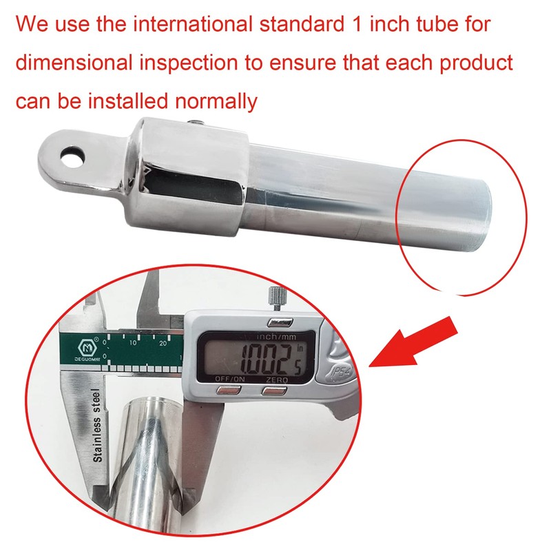 SHENGHUISS Bimini Top Cap Eye End Boat Fitting Stainless Steel