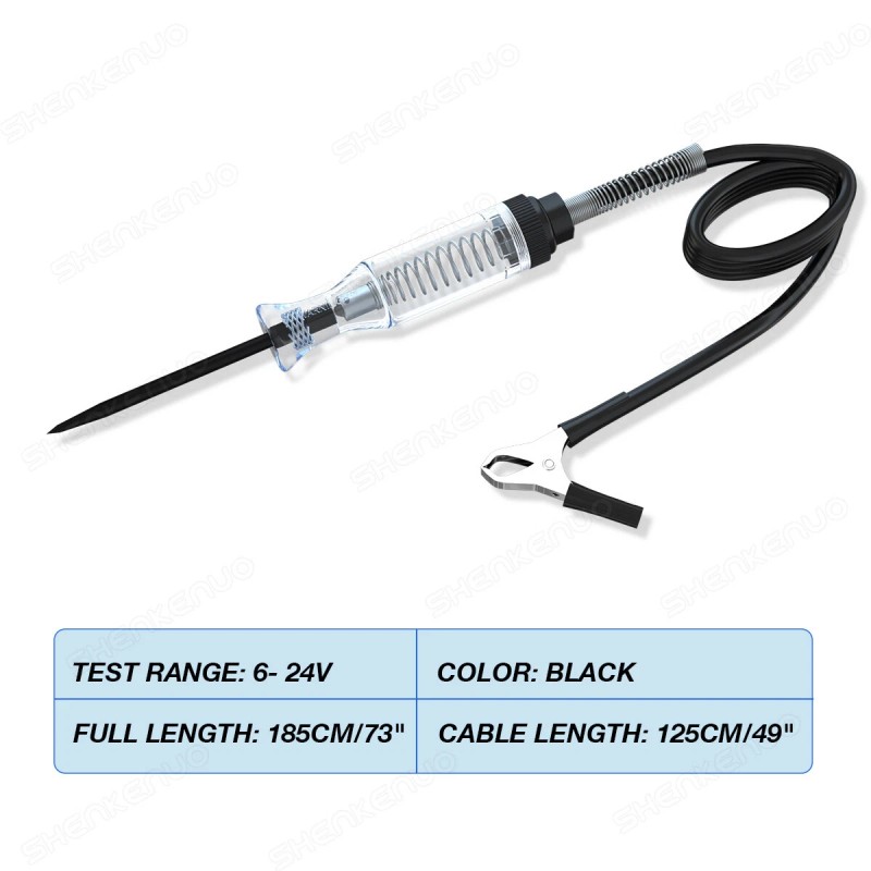 SHENKENUO Test Light Car Circuit Tester Probe Voltage Continuity Tester
