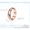 DCFSHEE 4.5MM Glossy Rings for Women Men Thin Flat Wedding