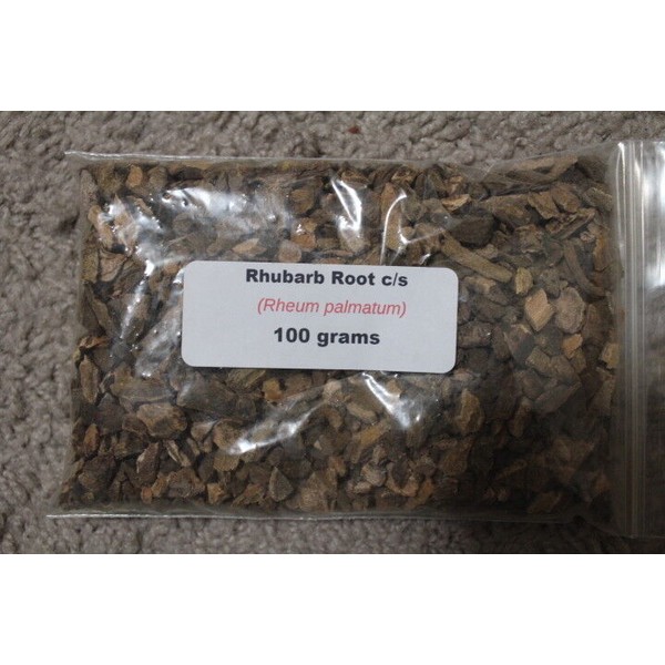 Unbranded 100 grams Rhubarb Root C/S (Rheum palmatum)