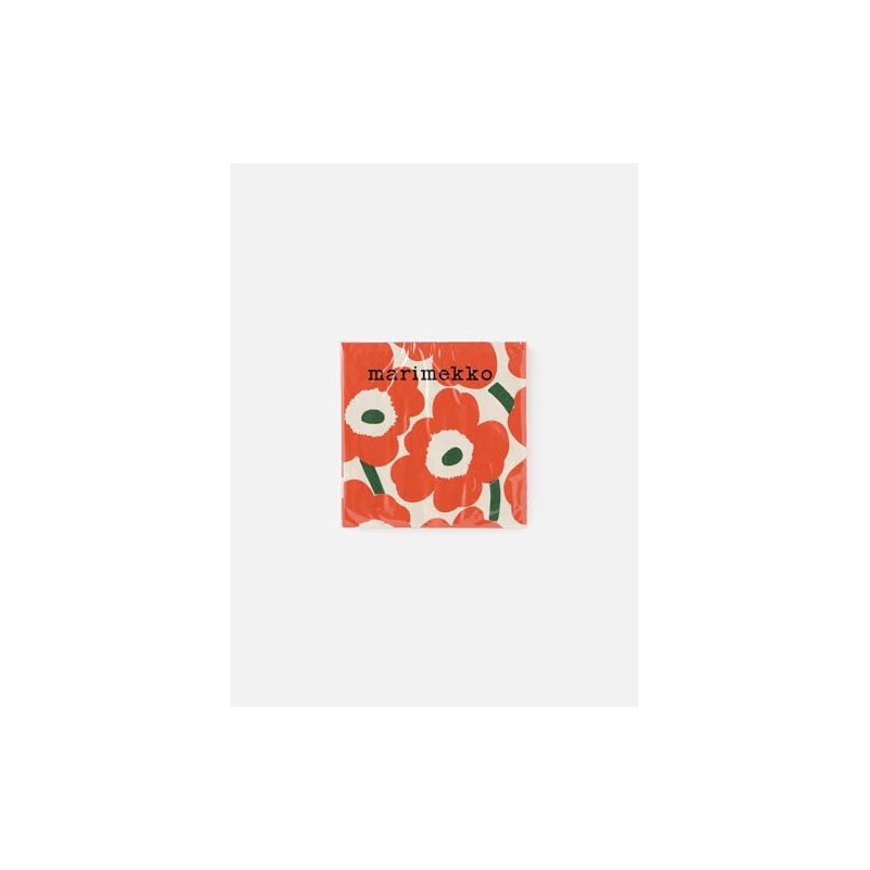 Marimekko 52_1_5273552621 F Lunch Napkins, Women's, Orange x Green
