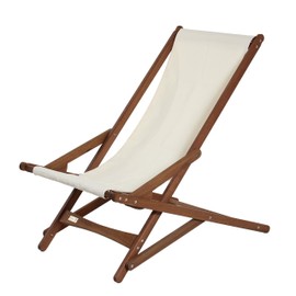 BYER OF MAINE, Pangean Glider Chair, Natural, Now Partially Assembled, Perfect for Camping, Matching Furniture 38" D X 25" W X 39" H