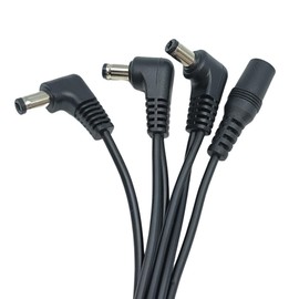 2PCS 1 to 3 Way Daisy Chain Cable，Guitar Pedal Power Supply Splitter Cable for Guitar Effect Pedal